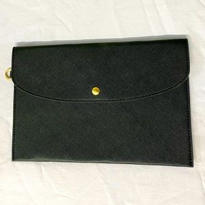 Black and Gold Envelope Wallet